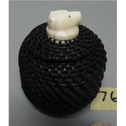 3-1/2" baleen basket- super quality- by Carl hank, 563f (2)