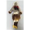 Image 5 : Seal skin doll with bone face by Maria Anariak- 14" tall (2)
