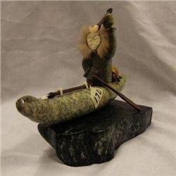 7.5" Kayaker Soapstone 580f by Jon Wilstie