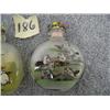 Image 4 : 3 Snuff Bottles, Glass, painted from inside, 1 has White mice, 1 has bull frog, 1 has a group of Chi