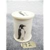 Image 2 : Scrimshawed Bone lidded container with a Puffin (11)