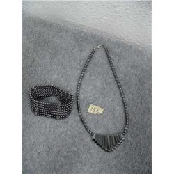 Hematite Necklace and Bracelet (11)