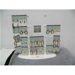 Large lot  of Earrings some scrimshawed, some with nuggets (114)