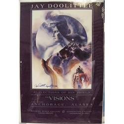 CHOICE on 6: signed poster by J. Doolittle August 23, 1984 "Reflections of His Shield" 20" x 15" (2)
