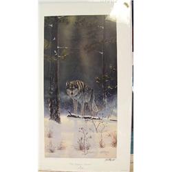 CHOICE on 6: 2 pictures- "The Shadow Hunter" by Kelley done in 1991 a publisher's proof 167 of 200- 