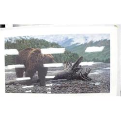 CHOICE on 6: Jim Beaudoin done in 1988 379 of 750 size 14-1/2x30 of Alaskan brown bear (2)