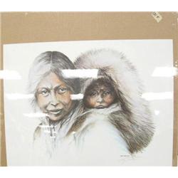 CHOICE on 6: 2 Doug Lindstrand pictures- Mother and child; sleeping miner (2)