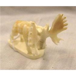 CHOICE on 2: 2" white ivory Bull Moose by Don Savage (2)