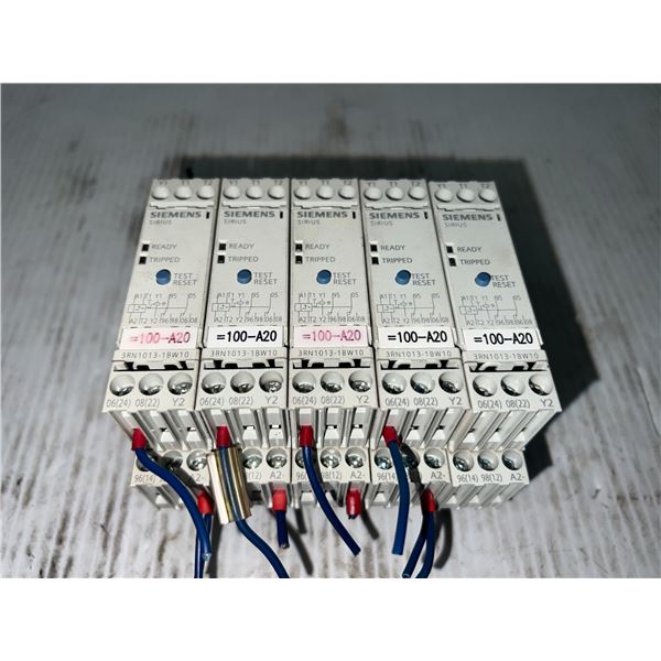 Lot of (5) Siemens #3RN1013-1BW10 Modules