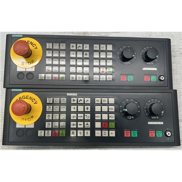 (2) Siemens #6FC5203-0AF22-1AA2 Control Panels