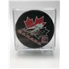 Image 1 : CONNOR BEDARD SIGNED TEAM CANADA PUCK (GCG HOLO)