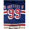 Image 1 : LTD, EDITION WAYNE GRETZKY SIGNED FINAL GAME INSCRIPTION RANGERS PRO JERSEY 9/99