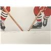 Image 2 : LTD. EDITION BOBBY HULL AND STAN MAKITA ARTIST SIGNED PORTRAIT (BECKETT COA)