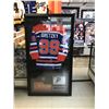 Image 1 : LARGE WAYNE GRETZKY MULTI SIGNED SHADOW BOX DISPLAY (JERSEY, STICK, PUCK) WG COA (66INCHES TALL)