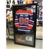 Image 2 : LARGE WAYNE GRETZKY MULTI SIGNED SHADOW BOX DISPLAY (JERSEY, STICK, PUCK) WG COA (66INCHES TALL)