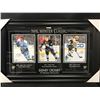 Image 1 : LTD. EDITION SIDNEY CROSBY TRIPLE SIGNED WINTER CLASSIC DISPLAY (FRAMEWORTH COA)