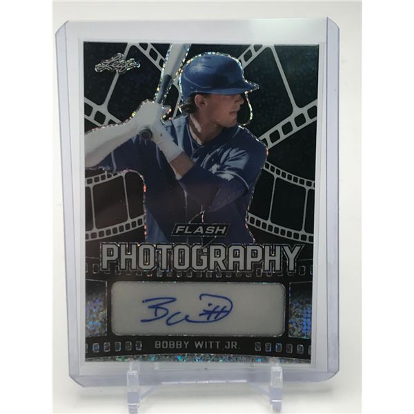 2021 LEAF BOBBY WITT JR. FLASH PHOTGRAPHY AUTO 16/99