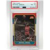 Image 1 : 1986 FLEER MICHAEL JORDAN ROOKIE CARD (PSA 8)