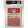 Image 2 : 1986 FLEER MICHAEL JORDAN ROOKIE CARD (PSA 8)