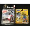 Image 1 : SAWCHUCK AND GRETZKY STARTING LINE UP FIGURE LOT