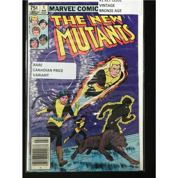 MARVEL COMICS NO.1 THE NEW MUTANTS (CANADIAN PRICE VARIANT)