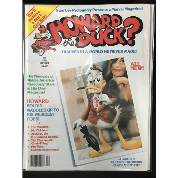 MARVEL COMICS MAGAZINE HOWARD THE DUCK NO.1