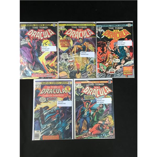 MARVEL COMICS THE TOMB OF DRACULA COMIC BOOK LOT