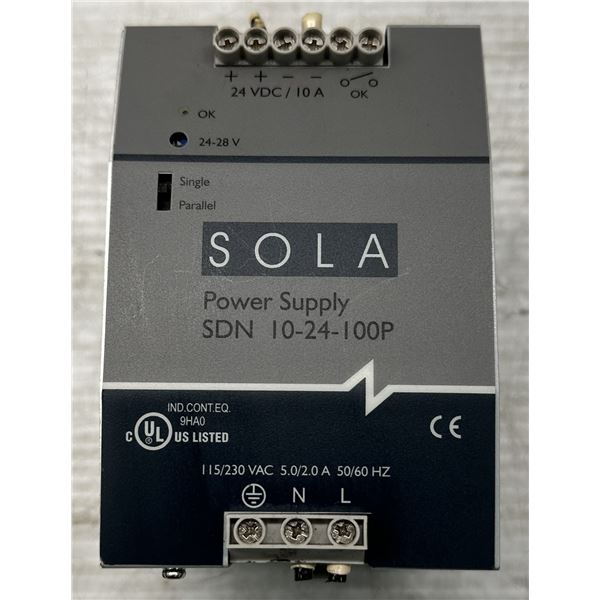 Sola #SDN 10-24-100P Power Supply