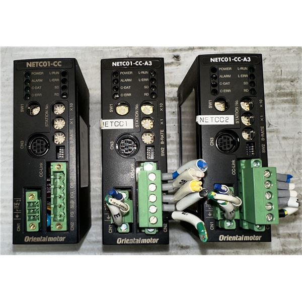 Lot of (3) Misc. Oriental Motor Controllers as Pictured