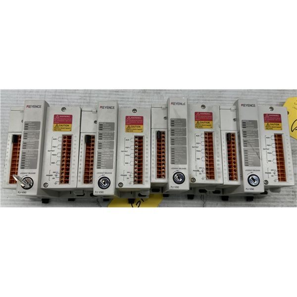(4) Keyence #PJ-V90 Light Curtain Control Modules