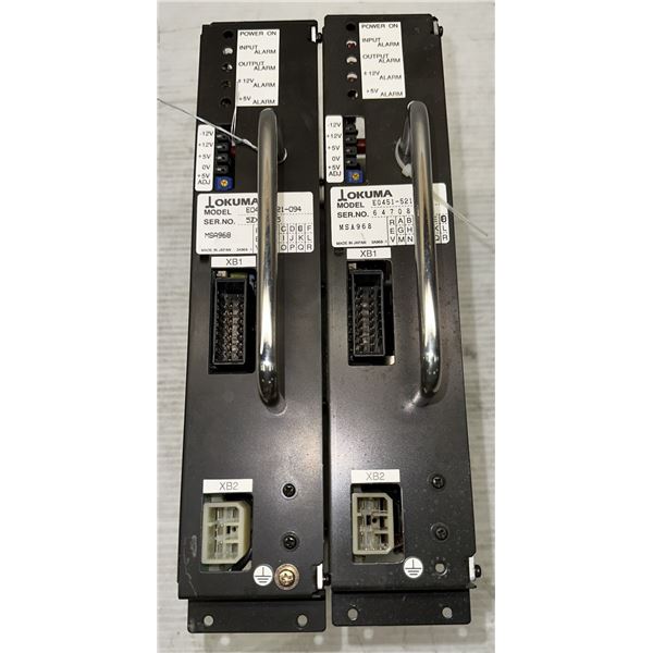 (2) Okuma #E0451-521-094 Power Supplies