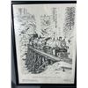 Image 2 : Kettle Valley Railroad Prints. Framed 12' x16" 1914,1920 1931