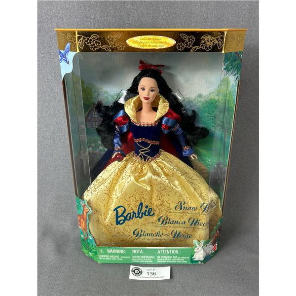 1998 Collector Edition  Snow White Barbie  Perfect Condition In Original Box