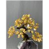 Image 2 : 14" Citrine Bonsai Tree On Amethyst Base. MSRP $3200.00