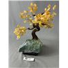 Image 3 : 14" Citrine Bonsai Tree On Amethyst Base. MSRP $3200.00
