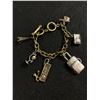 Image 2 : 2 Vintage Charm Bracelets w/ Charms