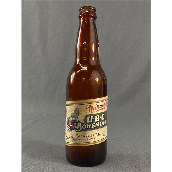 Vancouver Breweries Beer Bottle UBC Bohemia