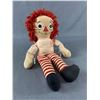 Image 1 : Original Raggedy Ann Cloth Doll 1940's-50's