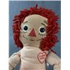 Image 2 : Original Raggedy Ann Cloth Doll 1940's-50's