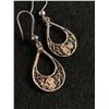 Image 2 : Nice Pair Of Italian Sterling Filigree Earrings