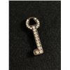 Image 1 : Heavy Copper Key Rhinestone Set Pendants