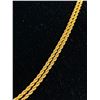 Image 2 : Gold Plated Rope Chain Necklace. Approx, 30" L