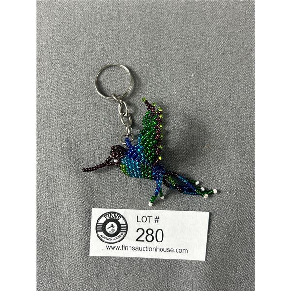 First Nation Beaded Hummingbird Key Chain