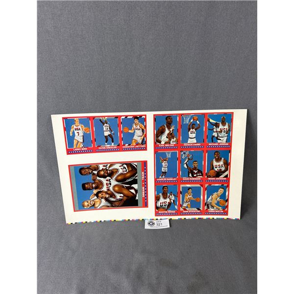 1992 USA Dream Team Commemorative Sheet