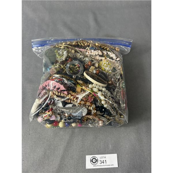 Large Bag Of Misc Costume Jewelry & Others