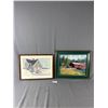 Image 1 : 2 Framed Prints - Tom Anthes "Littles Grocery" & Litho "Drink Milk" By M.Cardell. Approx. 16.5" x 12