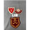 Image 1 : 3 Vancouver 1940's Field Hockey Cloth Patches