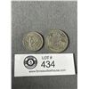 Image 1 : 2 Australian Silver Coins, 1 - 1960 Florin & 1- 1952 Shilling