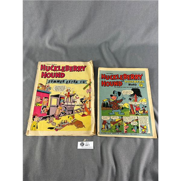 2 1960's Huckleberry Hound Comics