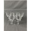 Image 3 : Set of 8 Crystal Wine Stemware Glassses